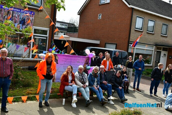 Dalfser Optocht gezien vanaf de trekker - Foto: Johan Bokma
