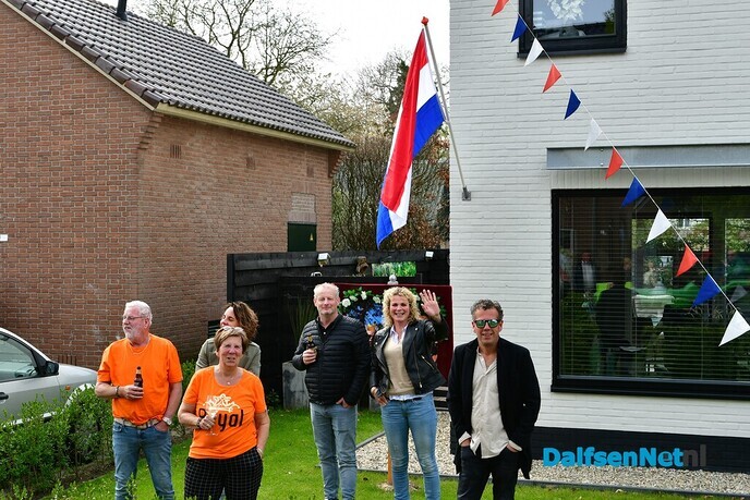 Dalfser Optocht gezien vanaf de trekker - Foto: Johan Bokma
