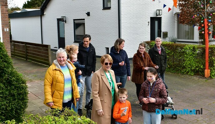 Dalfser Optocht gezien vanaf de trekker - Foto: Johan Bokma