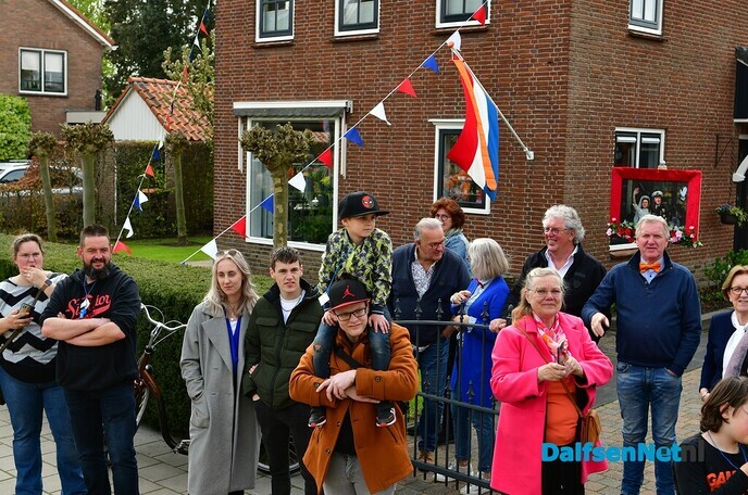 Dalfser Optocht gezien vanaf de trekker - Foto: Johan Bokma