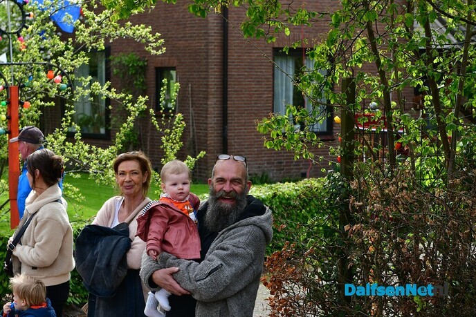 Dalfser Optocht gezien vanaf de trekker - Foto: Johan Bokma
