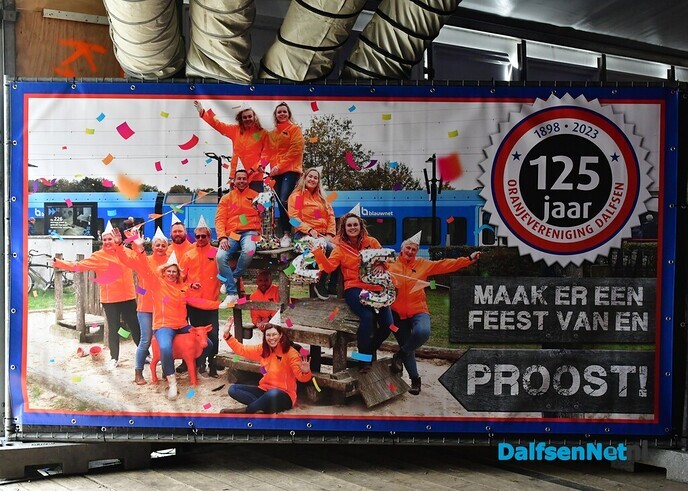 Oranjefeesten zijn er bijna klaar voor! - Foto: Johan Bokma