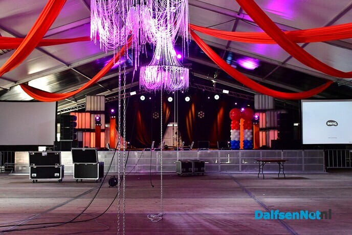 Oranjefeesten zijn er bijna klaar voor! - Foto: Johan Bokma
