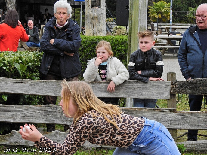 Eieren gooien bij Calluna.
