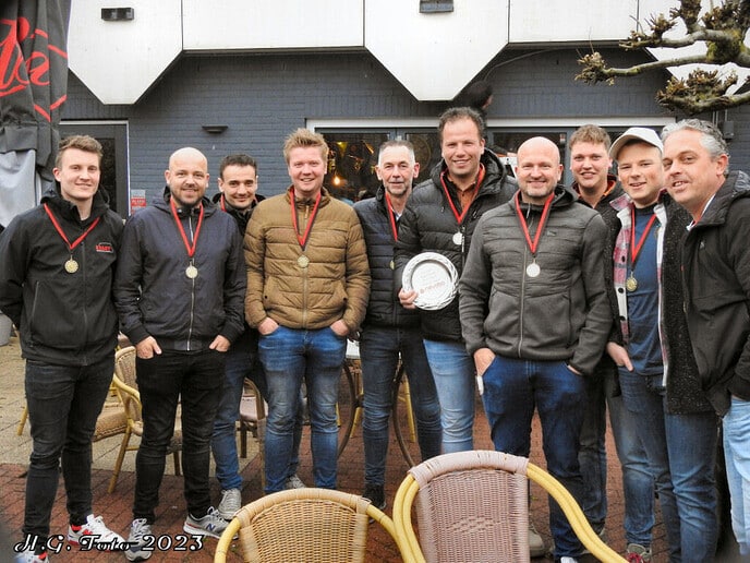 Vier teams van Ouvol kampioen