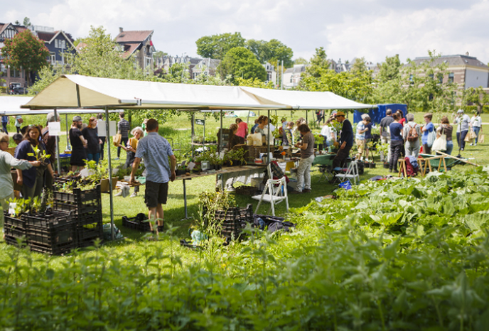 De eerste editie van De Groenmarkt - Foto: Ingezonden foto