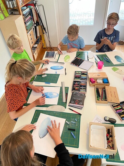 Kinderatelier (8+), workshop 3D-illusie tekenen - Foto: Ingezonden foto