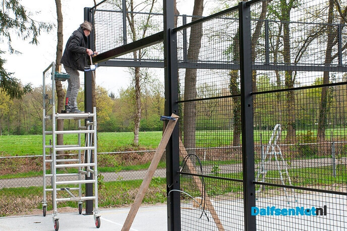 Bouw padelbanen DLTC Gerner - Foto: Paul Scholten