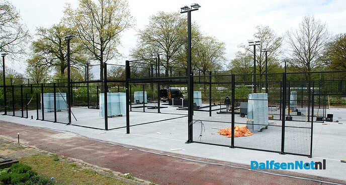Bouw padelbanen DLTC Gerner - Foto: Paul Scholten