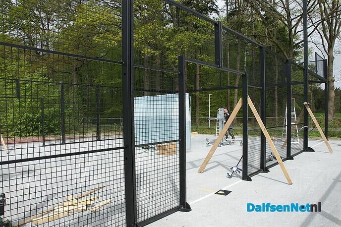 Bouw padelbanen DLTC Gerner - Foto: Paul Scholten
