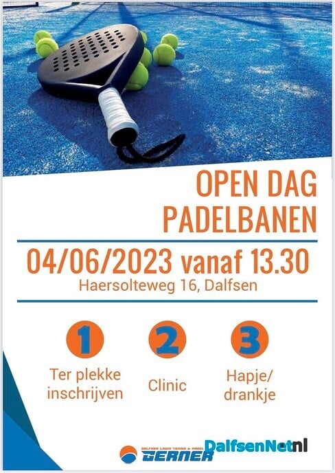 Open dag Padelbanen Gerner - Foto: Ingezonden foto