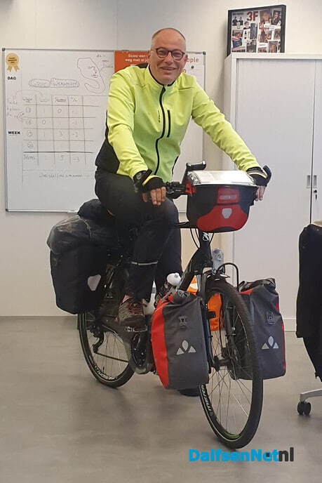 Henk Hilbolling op fietsreis naar Rome (deel 1) - Foto: Eigen geleverde foto