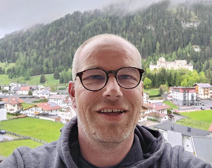 Henk Hilbolling is in Noord-Italië aangekomen - Foto: Eigen geleverde foto