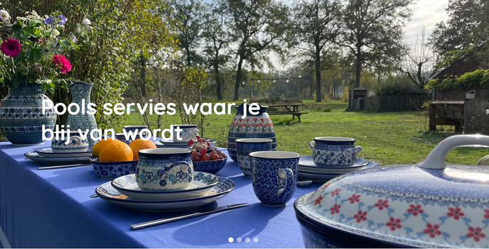 Nieuwe onderneming “Blij Blauw Bunzlau” in Dalfsen - Foto: Eigen geleverde foto
