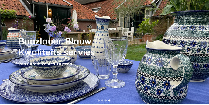 Nieuwe onderneming “Blij Blauw Bunzlau” in Dalfsen - Foto: Eigen geleverde foto