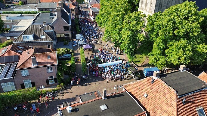 Wandel 3 daagse vanuit lucht - Foto: Ingezonden foto