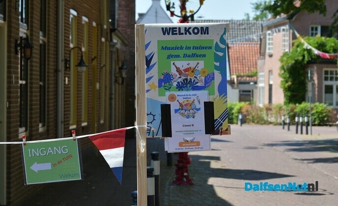 Warme muziek in veel schaduwrijke tuinen een succes - Foto: Johan Bokma