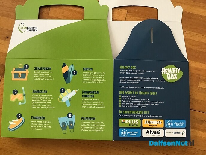 Openluchtzwembaden in gemeente Dalfsen verkopen gezonde snackbox - Foto: Paul Scholten