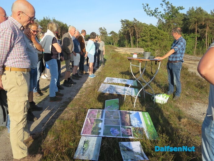 Slot-excursie heideherstel Lemelerberg druk bezocht - Foto: Wim