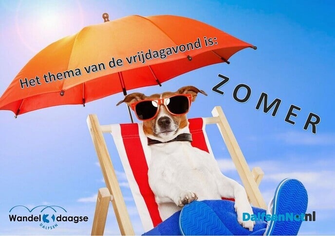 Thema slotavond wandel3daagse: Zomer - Foto: Ingezonden foto
