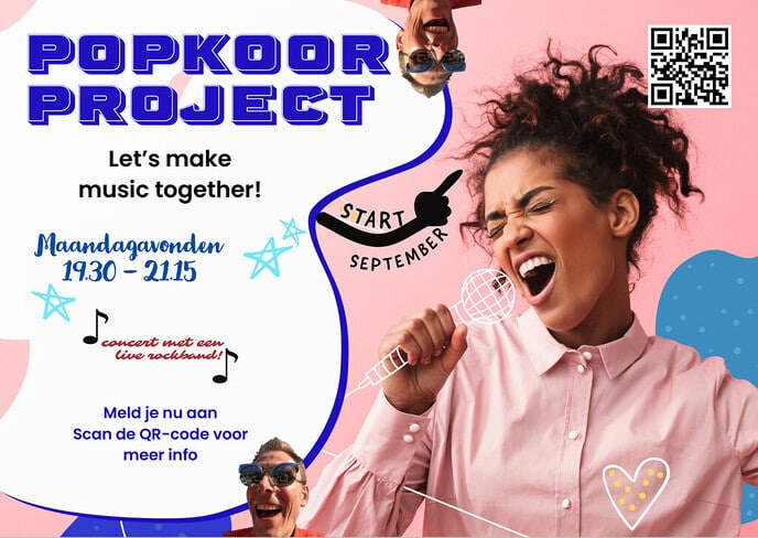 Nieuw Popkoor Project in De Spil Nieuwleusen