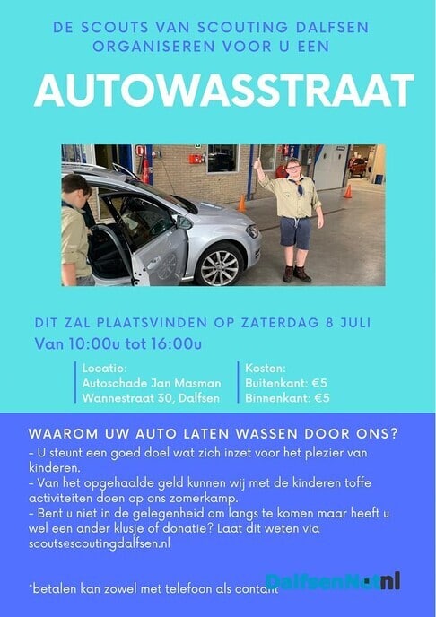 U wilt toch ook een schone auto? - Foto: Ingezonden foto