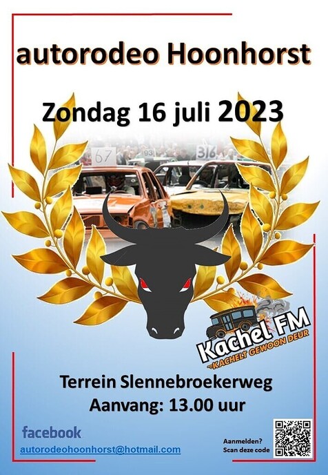 Met man en macht an de gang