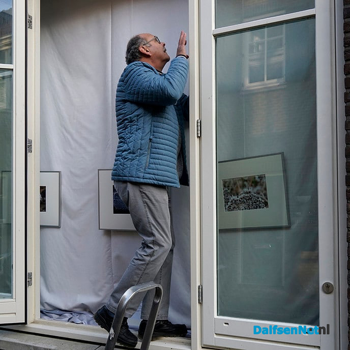 Kunstenaars willen exposeren in vitrines Albert Heijn Dalfsen - Foto: Paul Scholten