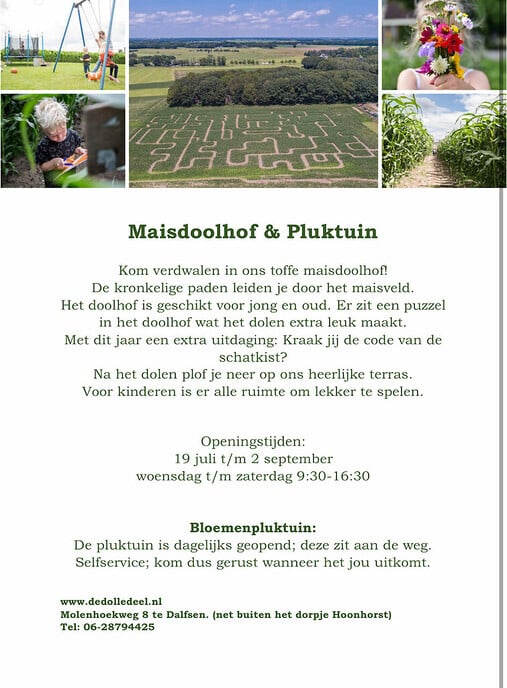 Maisdoolhof & Pluktuin