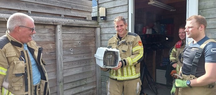 Langharige poes zat 2 dagen klem - Foto: Ingezonden foto