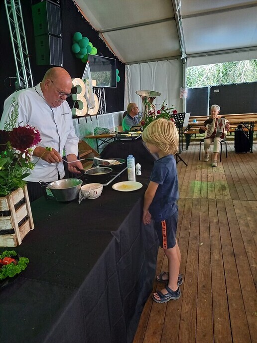 Ontbijten tijdens de Pompdagen - Foto: Ingezonden foto