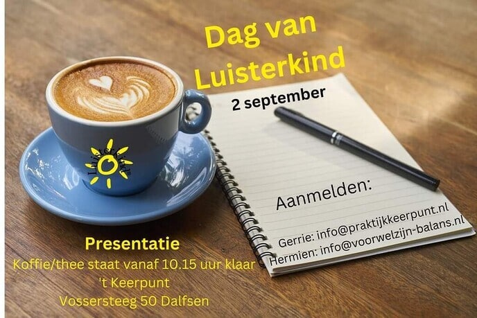 2 september, Dag van Luisterkind - Foto: Eigen geleverde foto