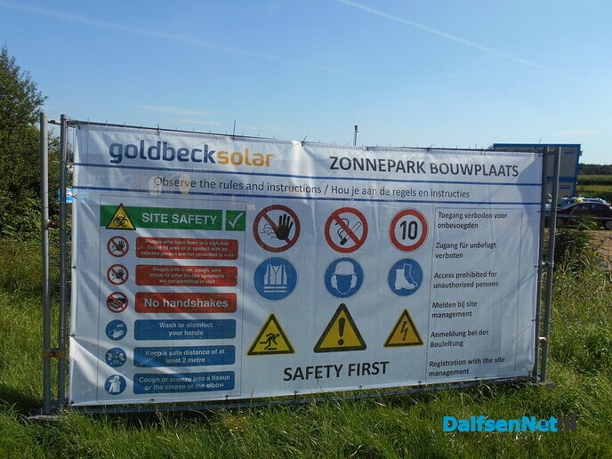 Zonnepark in de gemeente Raalte bij Dalfsen