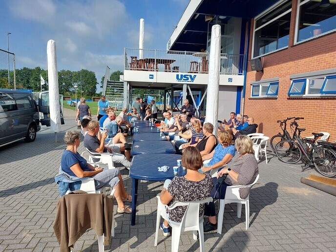 USV ontvangt Lemelerveld voor de beker - Foto: Ingezonden foto