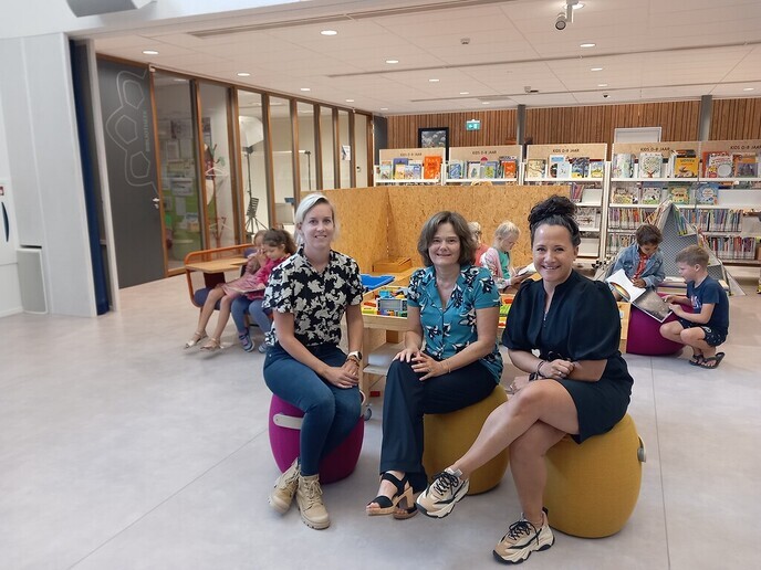 Samenwerking Bibliotheek met Kinderopvang Mathil en Kinderdagverblijf Winkies.