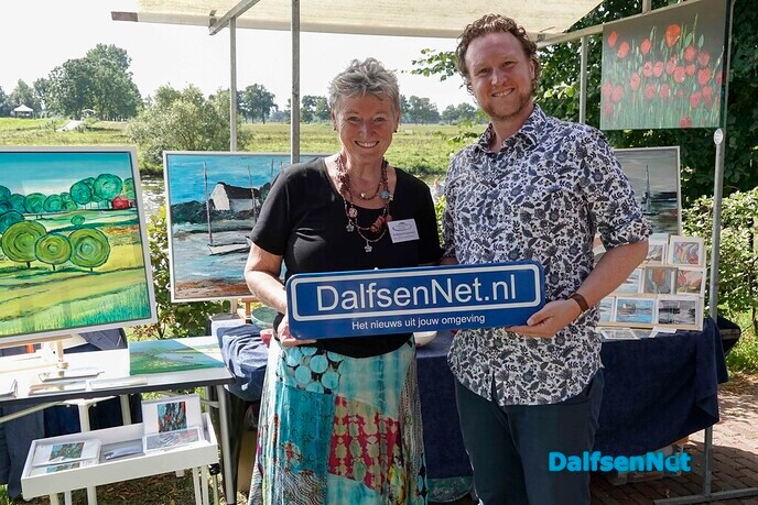 Foto met bordje Dalfsennet - Foto: Paul Scholten