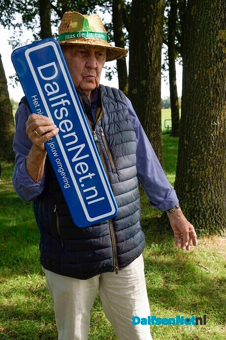 Foto met bordje Dalfsennet - Foto: Paul Scholten