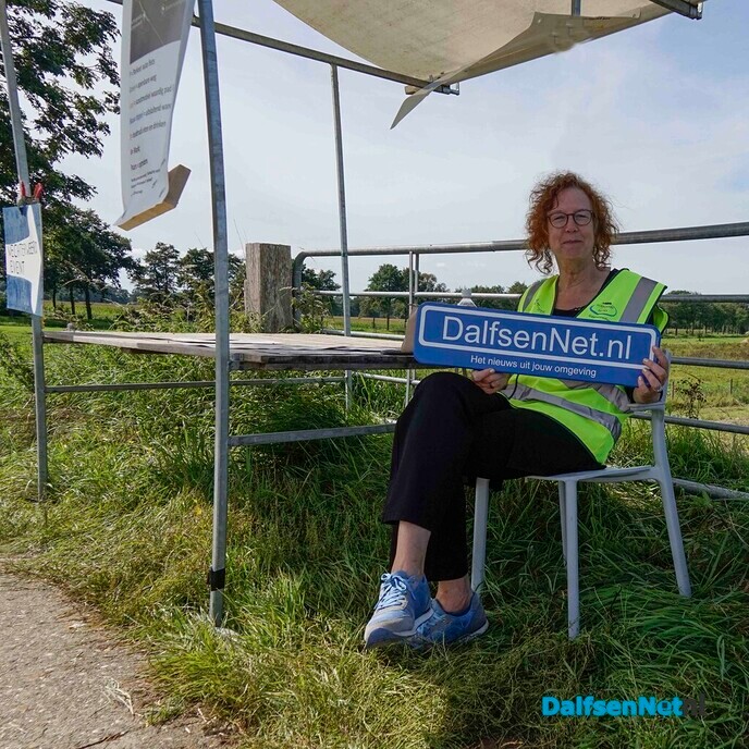 Foto met bordje Dalfsennet - Foto: Paul Scholten