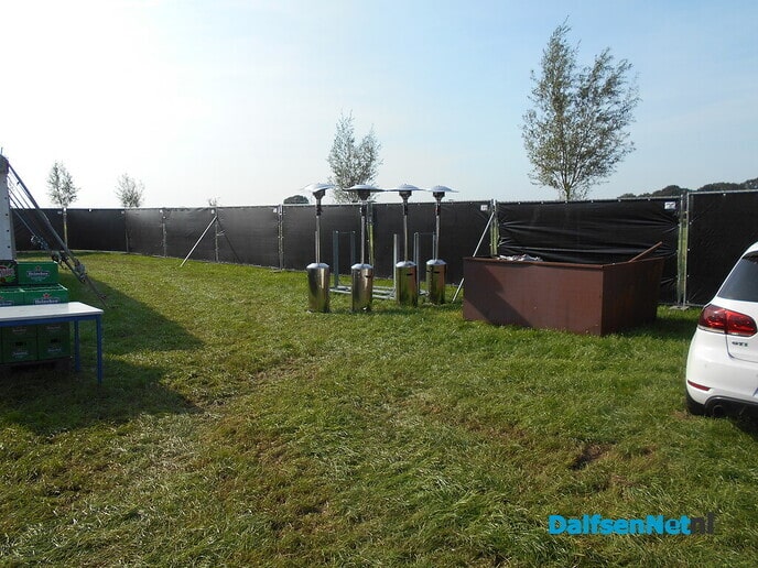 Opbouw terrein Kachel FM