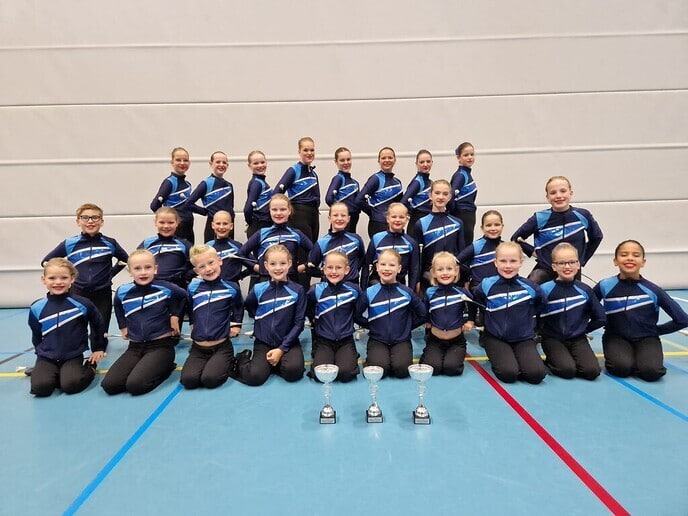 Eerste en tweede plek voor de majorettes - Foto: Ingezonden foto