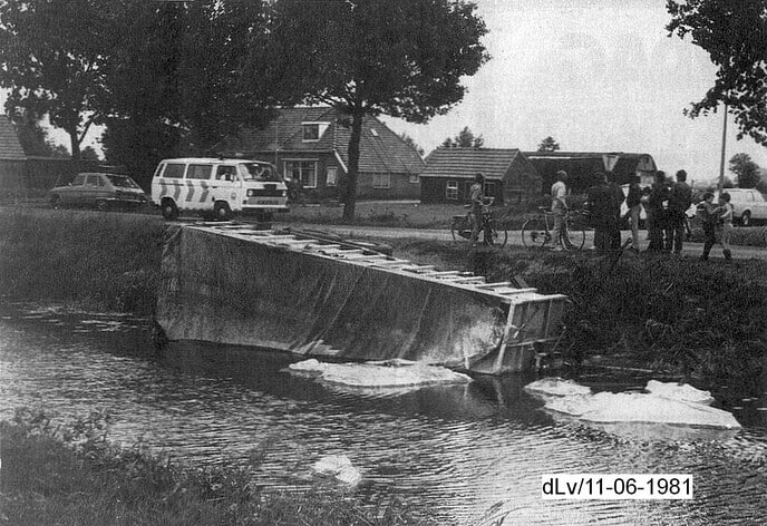 Tapioca mileuramp, kanaal verhaal 1981 - Foto: Ingezonden foto