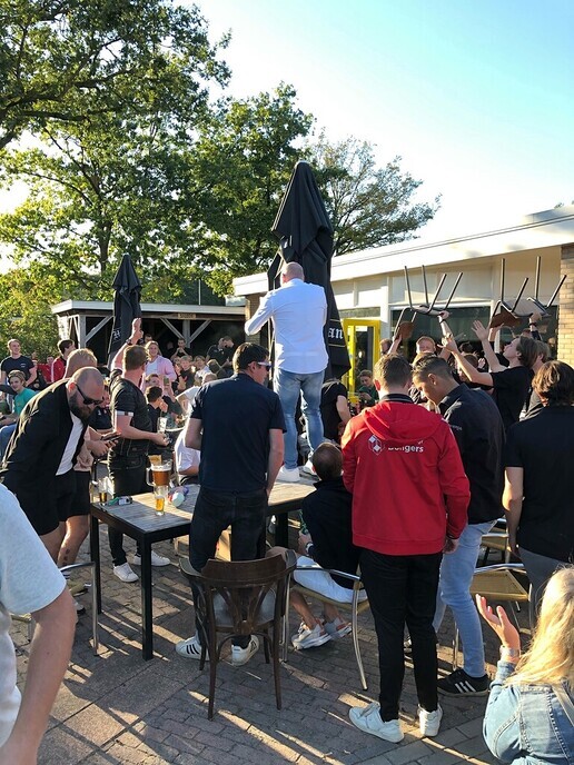 Sjoerd Klarenbeek bezorgt SV Dalfsen een punt - Foto: Ingezonden foto
