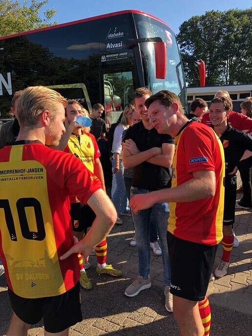 Sjoerd Klarenbeek bezorgt SV Dalfsen een punt - Foto: Ingezonden foto