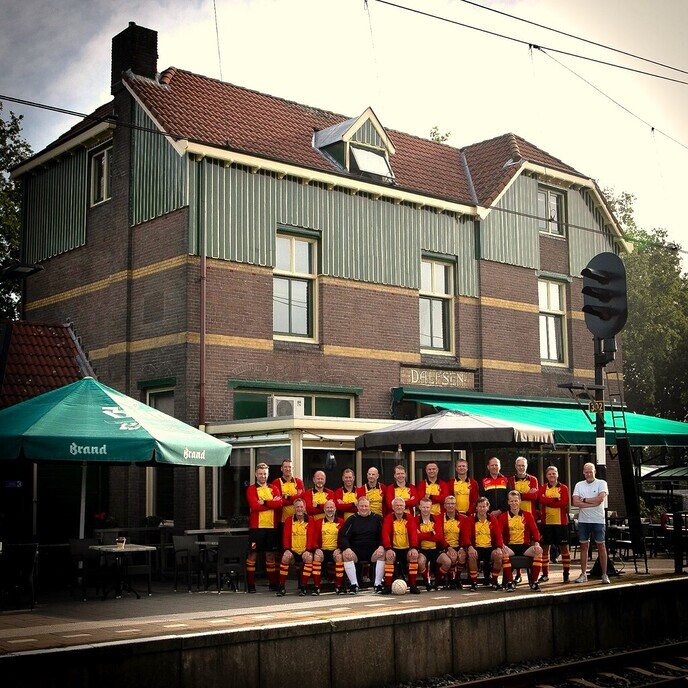 Het Oude Station steekt veteranen SV Dalfsen in het nieuw - Foto: Ingezonden foto