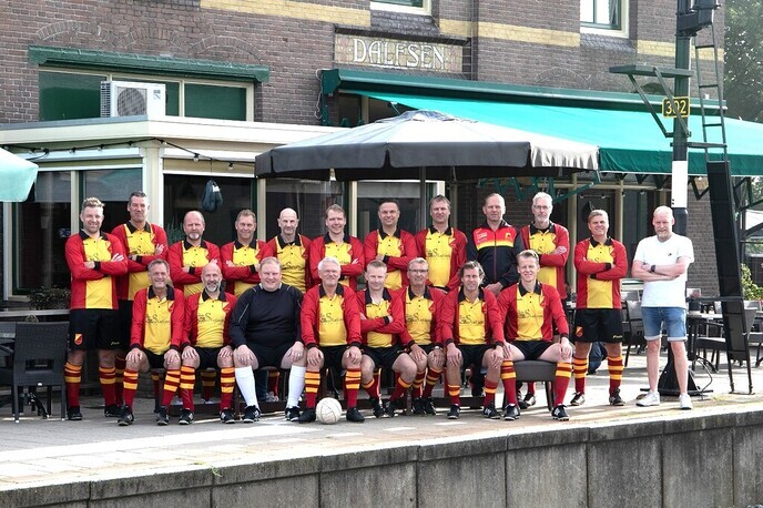 Het Oude Station steekt veteranen SV Dalfsen in het nieuw - Foto: Ingezonden foto