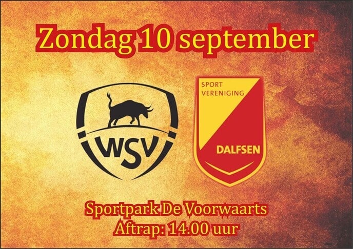 SV Dalfsen voor tweede bekerwedstrijd naar WSV Apeldoorn - Foto: Ingezonden foto