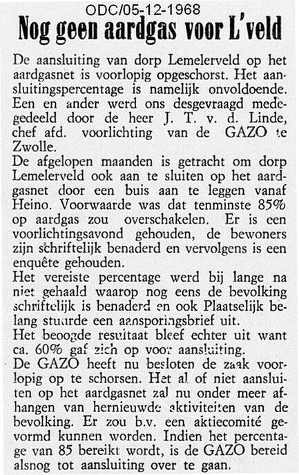 Van turf naar gas - Foto: Ingezonden foto