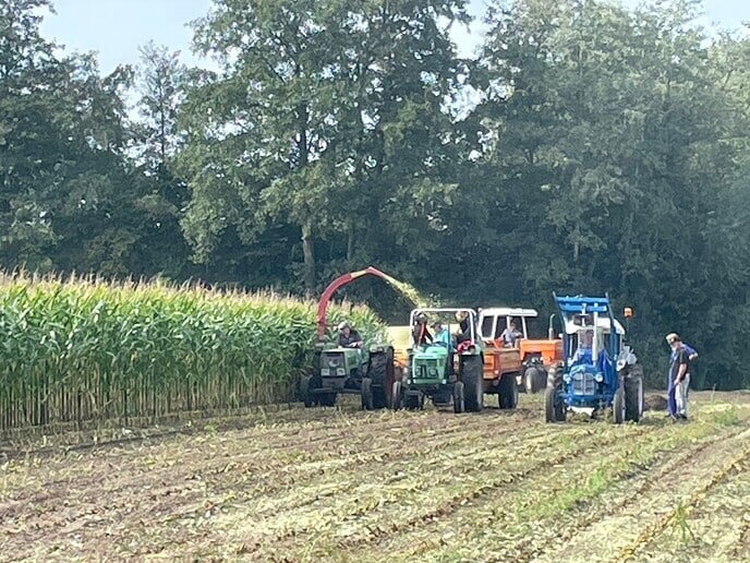 Hakseldag Loonbedrijf De Slappe Straal - Foto: Wim Jansen
