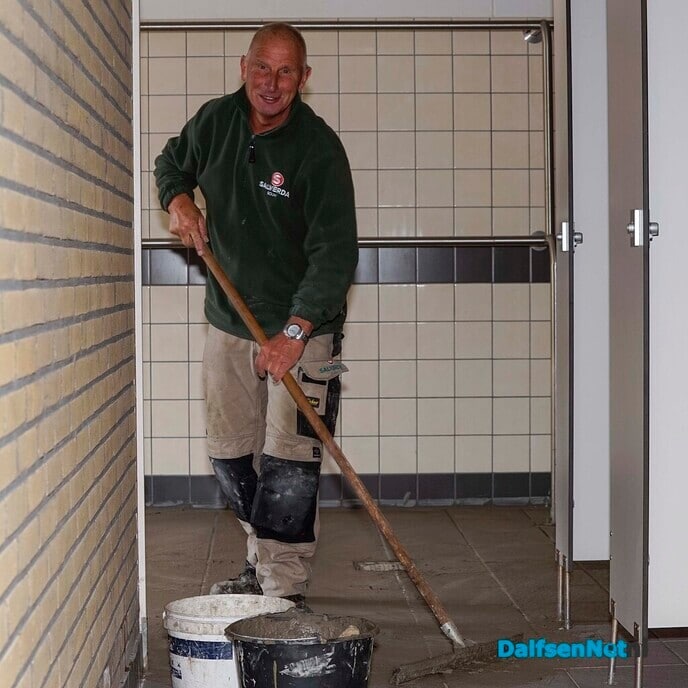 Klusjesteam zwembad Gerner - Foto: Paul Scholten