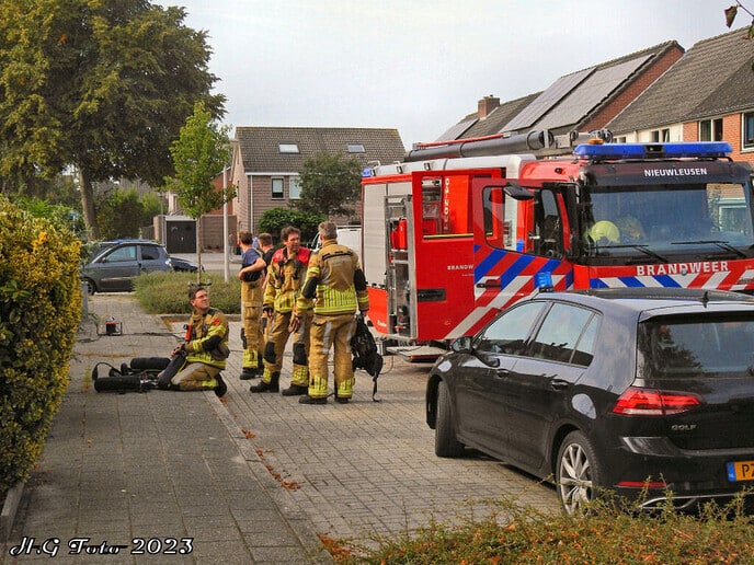 Keukenbrand in Nieuwleusen.